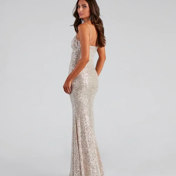 Windsor Sequin Prom Dress - Picture 3 of 7